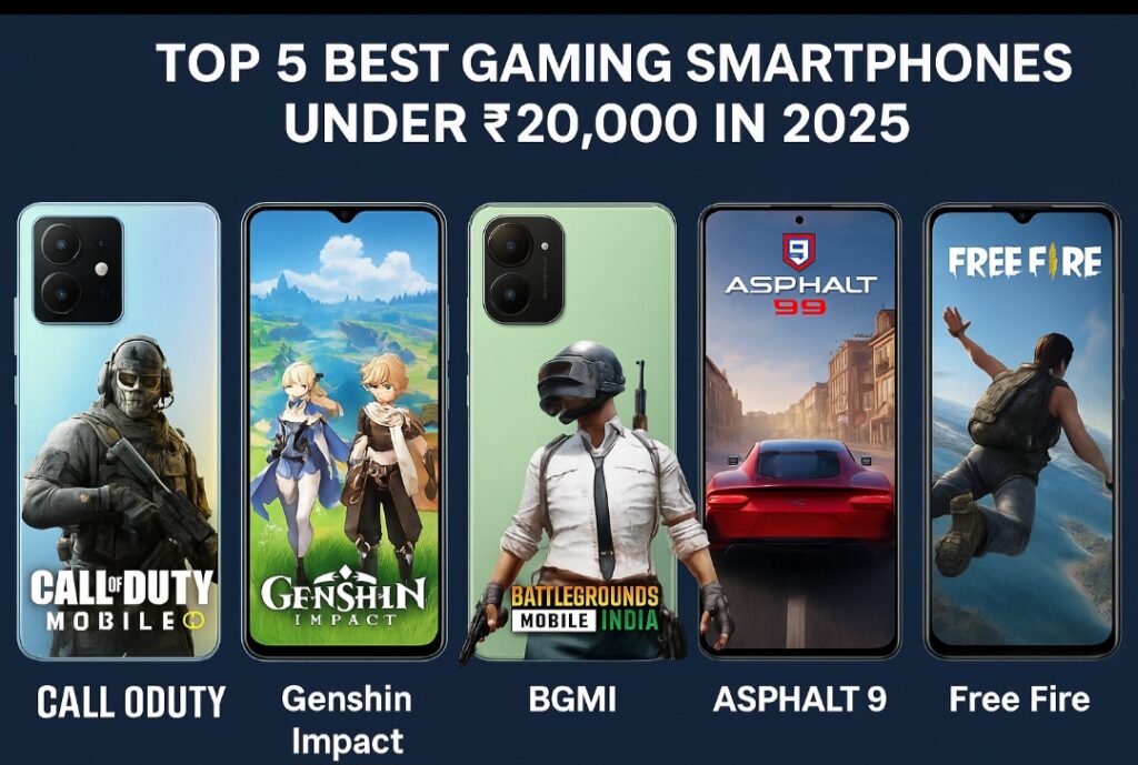 Best Gaming Phones Under ₹20,000 in 2025